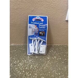 Baby‎ King 3 Cabinet and Drawer Latches Child Safety Locks New